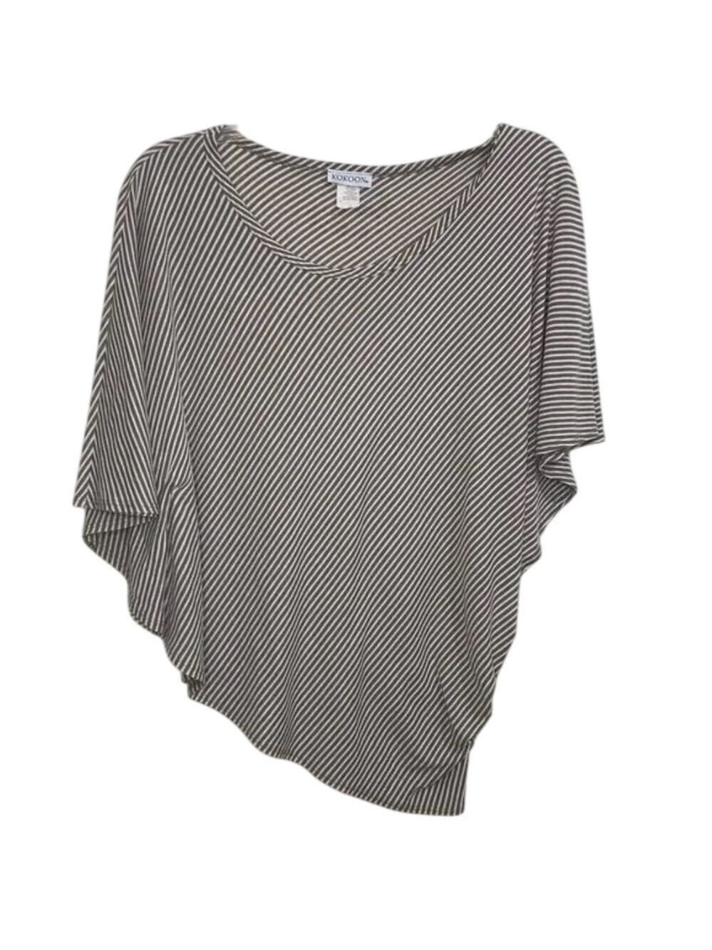 KOKOON Poly Blend Asymmetrical Summer Top Sz L
